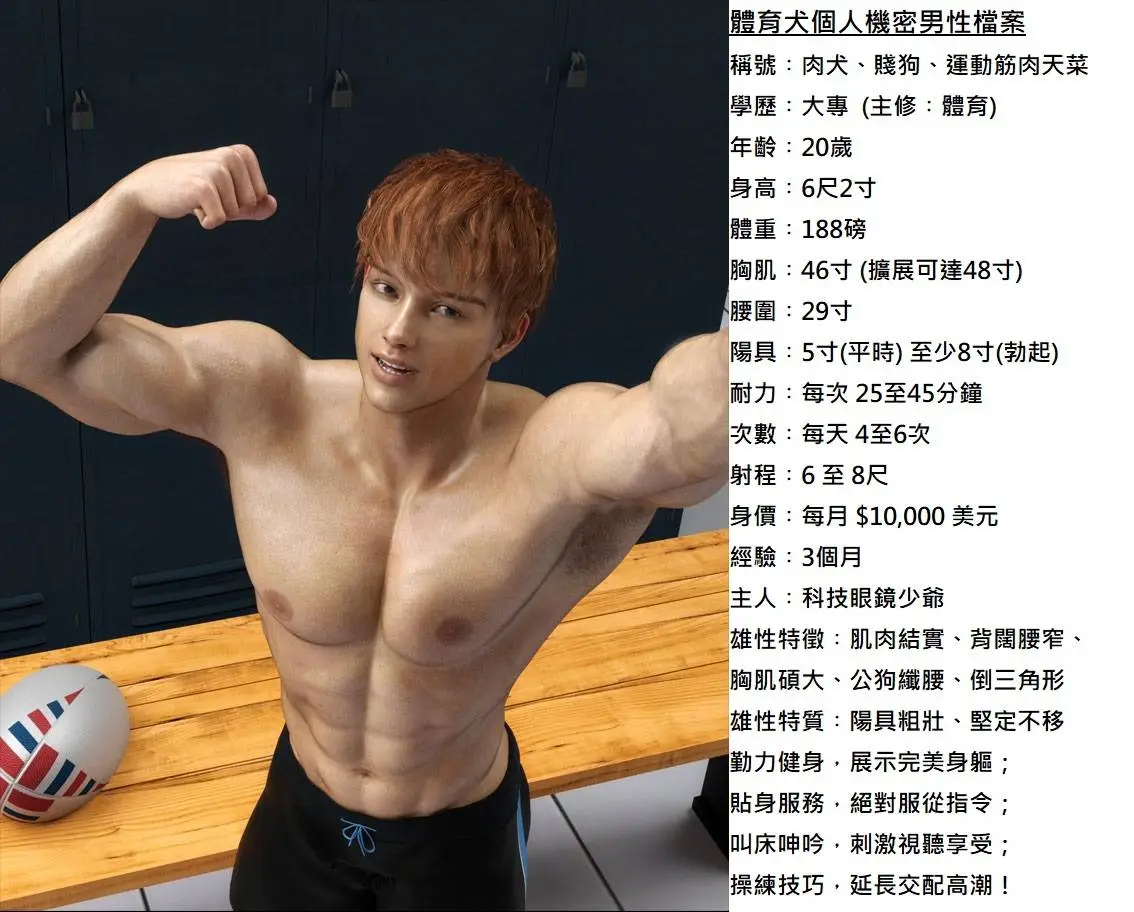 体育犬与少爷主人